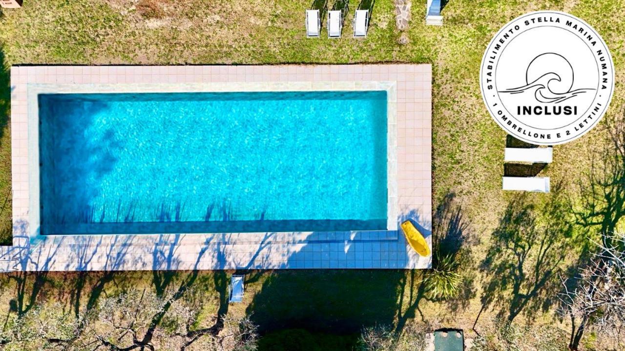 Viva3 - Numana, Ampio Trilocale In Villa Con Piscina Экстерьер фото
