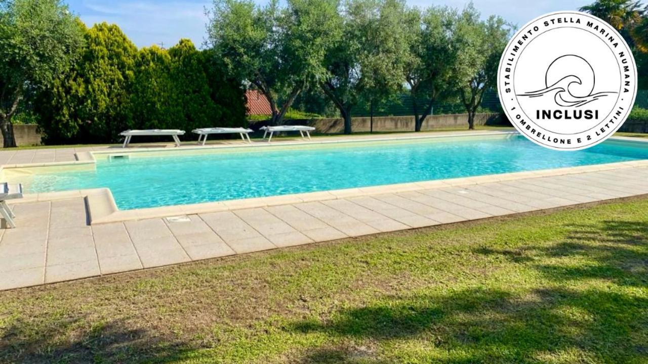 Viva3 - Numana, Ampio Trilocale In Villa Con Piscina Экстерьер фото