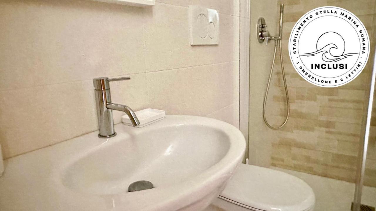 Viva3 - Numana, Ampio Trilocale In Villa Con Piscina Экстерьер фото