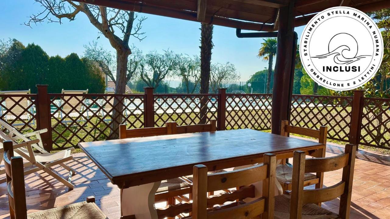 Viva3 - Numana, Ampio Trilocale In Villa Con Piscina Экстерьер фото
